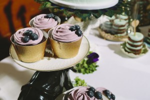 Tischdekoration mit Cupcakes