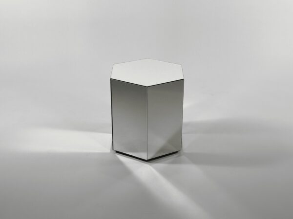 Säule Spiegel Hexagon niedrig
